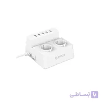 دو راهی برق و شارژر اوریکو مدل ODC-2A5U-EU-V1 ا Orico Power Strip - ODC-2A5U-EU-V1