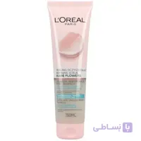 ژل شستشو و اسکراب روزانه لورال حجم 150 میل | پوست نرمال و مختلط ا L'oreal Paris Rare Flowers Refining Scrub For Normal And Mixed Skin 150ml