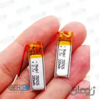 باتری هدفون بلوتوث لیتیومی تک سل 3.7V 200mAh دارای برد محافظ باطری کیفیت بالا 350926p 3.7v 200mah high quality battery