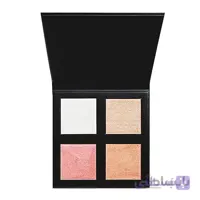 پالت هایلایتر ۴ رنگ رولوشن مدل رز گولد Rose Gold