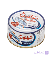 کنسرو ماهی تن شیلتون در روغن ۱8۰ گرمی