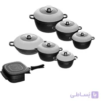 سرویس 22 پارچه فورته مدل تینا ا Forteh Pot Set 22 Pcs
