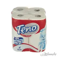 دستمال کاغذی حوله ای تنو سه لایه مدل 4 رول ا Teno Paper Towel 3layers 4rolls