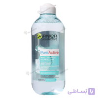 میسلار واتر پیوراکتیو گارنیه پوست های چرب Garnier Pure Active Micellar water کد 301657