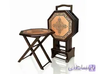 میزعسلی چمدونی منبتی