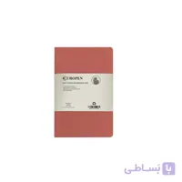 دفتر یوروپن مدل NOTEBOOK SOFTCOVER SLIM نارنجی تیره پاستیلی