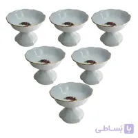 مجموعه ظروف هفت سین 6 پارچه مدل رز کد 200