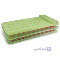 تخت بادی یک نفره سبز رنگ