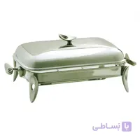 سوفله خوری مستطیل نقره ای متوسط سافینوکس