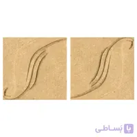 دیوارپوش تندیس و پیکره شهریار مدل امای کد W1010 07 بسته 2 عددی