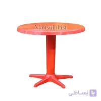 میز ثابت تک پایه گرد مدل 203 صبا پلاستیک