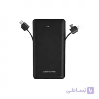 WK-DESIGN WP-139 10000mah Power Bank پاور بانک دبلیو کی - سفید ا WK-DESIGN WP-139 10000mah Power Bank