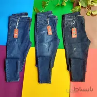 شلوار جین زنانه سایز بزرگ 44 تا 52 قد 100 کد 306