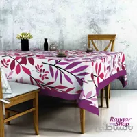 سفره طرح گل بنفش