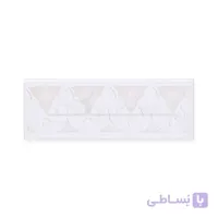 کاشی باند پياتو روبينو سفيد و طلائي 20 * 7
