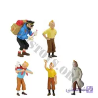 فیگور تن تن مدل Tintin بسته شش عددی کد سه