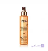 ضدآفتاب ضدچروک بدن SPF 50 لیراک ۱۵۰ میل / Lierac Sunissime Lait Protecteur Energisant Anti Age Global SPF50