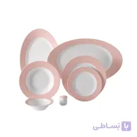چینی زرین سرویس 6 نفره رادیانس طرح ماربل