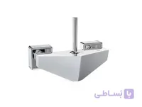 شیر توالت مدل تیفانی کروم ا شیر توالت مدل تیفانی کروم