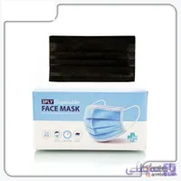 ماسک سه لایه MK مشکی بسته 50عددی
