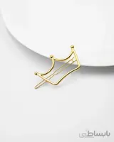 گیره مو چفتی طرح تاج کد G122