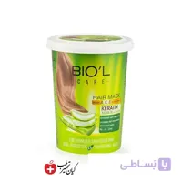 ماسک مو بیول با عصاره آلوئه ورا آبرسان و ترمیم کننده موهای آسیب دیده و شکننده 500 میل