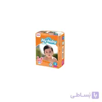 پوشک بچه مای بیبی سایز 2 بسته 10 عددی