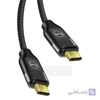 کابل تبدیل تایپ C به تایپ C مک دودو مدل CA-7130 با قابلیت انتقال تصویر
