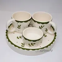 سِت چای خوری دو نفره طرح گشنیز