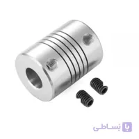 کوپلینگ انعطاف پذیر 5x10x25 ویژه پرینترهای سه بعدی / Flexible coupling 5x10x25
