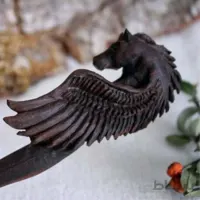 گیره مو دستساز طرح پگاسوس2