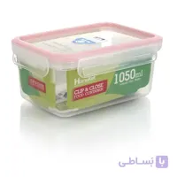 ظرف فریزری مستطیلی هوم کت ۱۰۵۰ میلی لیتری
