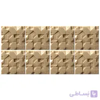 دیوارپوش تندیس و پیکره شهریار مدل امای کد W1010 23 بسته 8 عددی