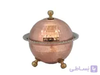 قندان مسی پایه دار