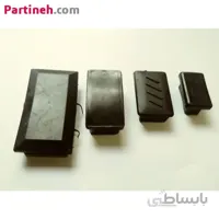 پایه درپوش پلاستیکی PVC قوطی مستطیلی ۴۰ در ۸۰ میلیمتر