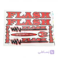 استیکر دوچرخه مدل FLASH