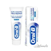 خمیر دندان سفید کننده اورال بی مدل Pro-Onarim با حجم 50 میلی لیتر ا Oral B professional pro onarim 50ml کد 330214