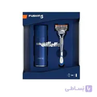 ست خودتراش 5 تیغ و ژل اصلاح ژیلت