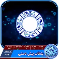 بشقاب پیش دستی چینی میبدمروارید نقش مرغی