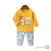 بلوز شلوار راحتی طرح خرس کوچولو