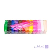 خمیر بازی کلی مدل Super clay 12 colors پک 12 رنگ
