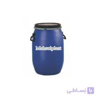 بشکه 30 لیتری آبی با تسمه فلزی