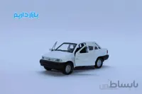 ماشین فلزی پراید صندوقدار سفید