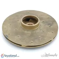 پروانه برنجی پمپ اب MARQUIS مارکوس مدل MHF5A/M (قطر 132mm -گلوئی56mm -شافت 14mm)