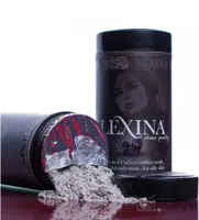 ماسک صورت زغال فعال لاتکسی برند لکسینا Lexina (حجم 250 گرم)