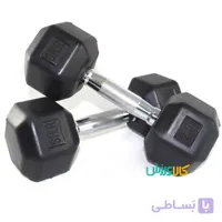 دمبل شش ضلعی 7.5 کیلویی SH