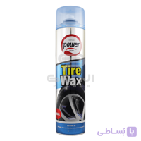 اسپری واکس تایر پاور براق کننده لاستیک خودرو Power مدل Tire Wax