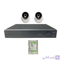پک کامل 8 عدد دوربین مداربسته مناسب فروشگاه ، پارکینگ و شرکت ا Eco CCTV Package - 8Pcs