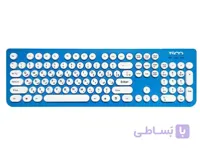 کیبورد بی سیم تسکو مدل TK 7001W ا TSCO TK 7001W wireless Keyboard With Perisan Letters کد 584168