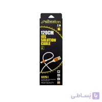کابل تبدیل usb به لایتنینگ سیبراتون مدل s225 i طول 1.25 متر